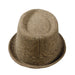 Brown Tweed Winter Trilby Fedora, Fedora Hat - SetarTrading Hats 