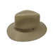 Stetson Cotton Safari Hat with Mesh Crown Safari Hat Stetson Hats WSCP893KHM Khaki M 
