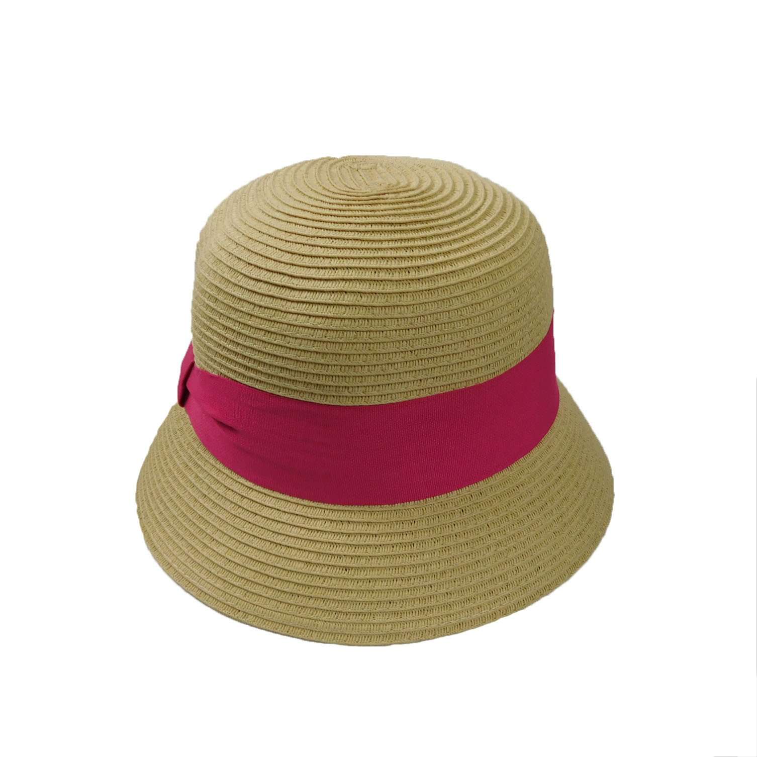 Summer Cloche with Wide Band Cloche Boardwalk Style Hats    