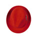 Stacy Adams Snap Brim Fedora Hat - Red, Fedora Hat - SetarTrading Hats 