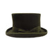 Classic Tall Olive Wool Felt Top Hat by JSA for Men Top Hat Jeanne Simmons    