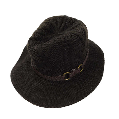 Cable Knit Floppy Fedora Hat Fedora Hat Jeanne Simmons    