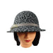 Grey Cheetah Cloche Cloche Jeanne Simmons    