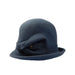 Wool Felt Cloche with Lily Accent, Cloche - SetarTrading Hats 