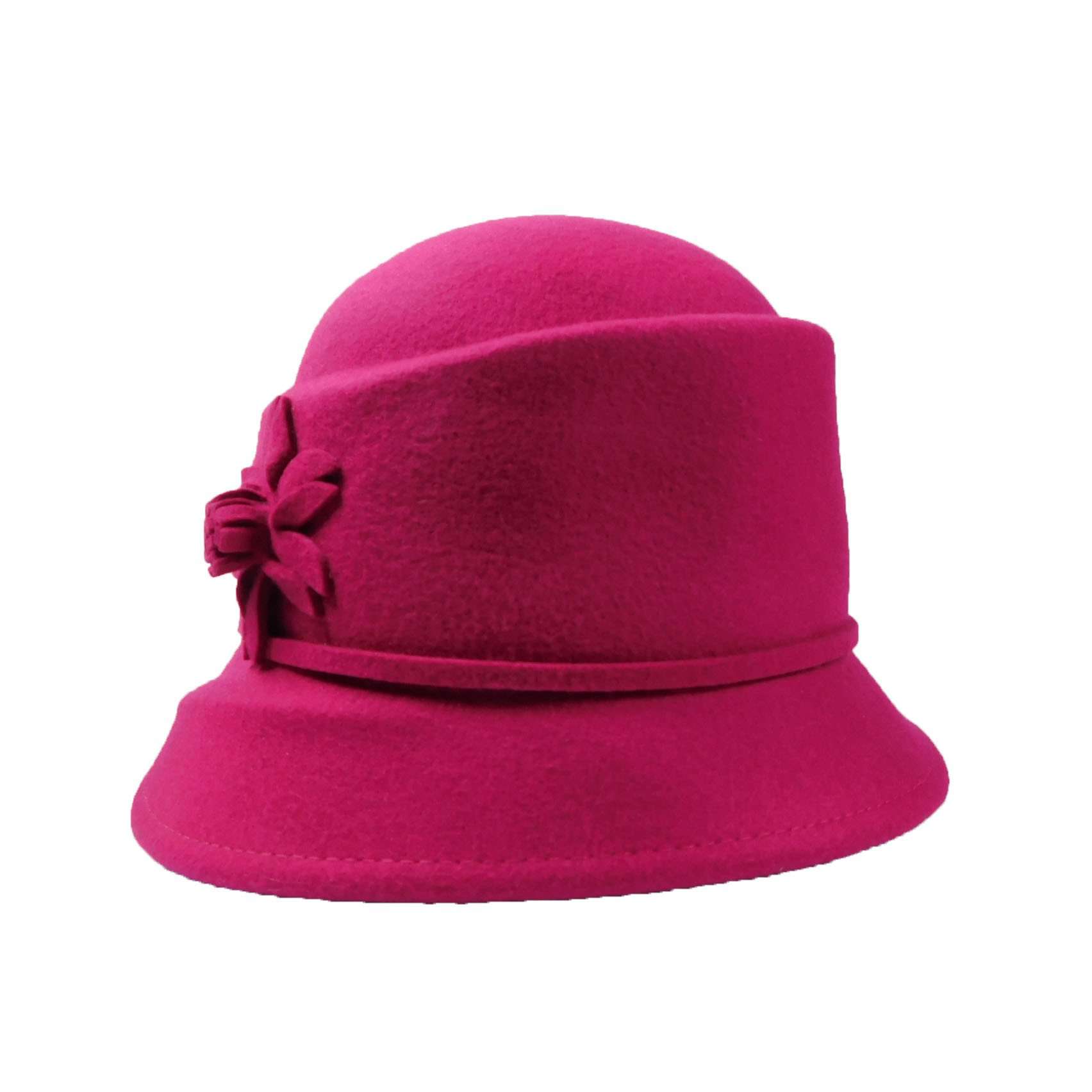 Structured Cloche-Fuchsia, Cloche - SetarTrading Hats 