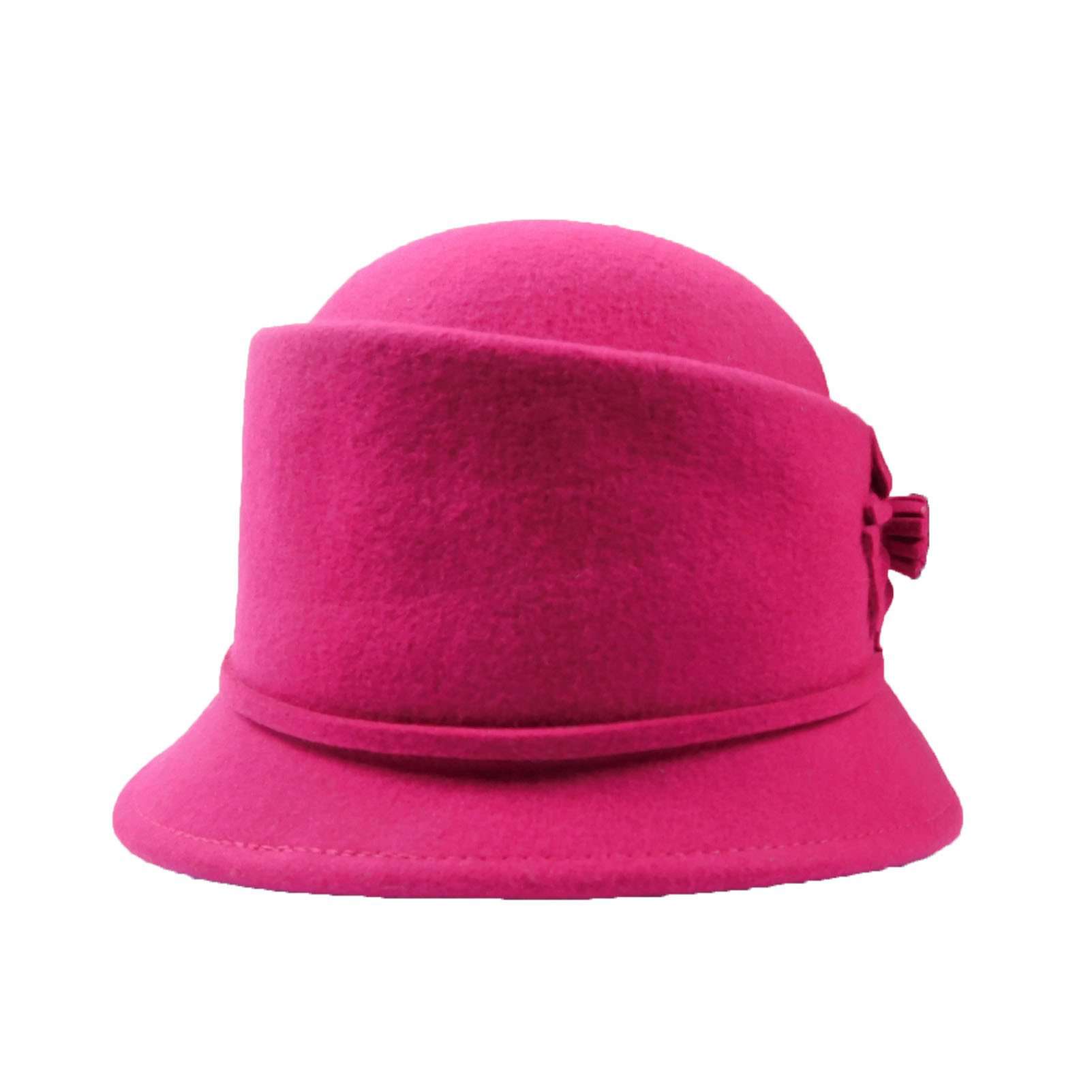 Structured Cloche-Fuchsia, Cloche - SetarTrading Hats 