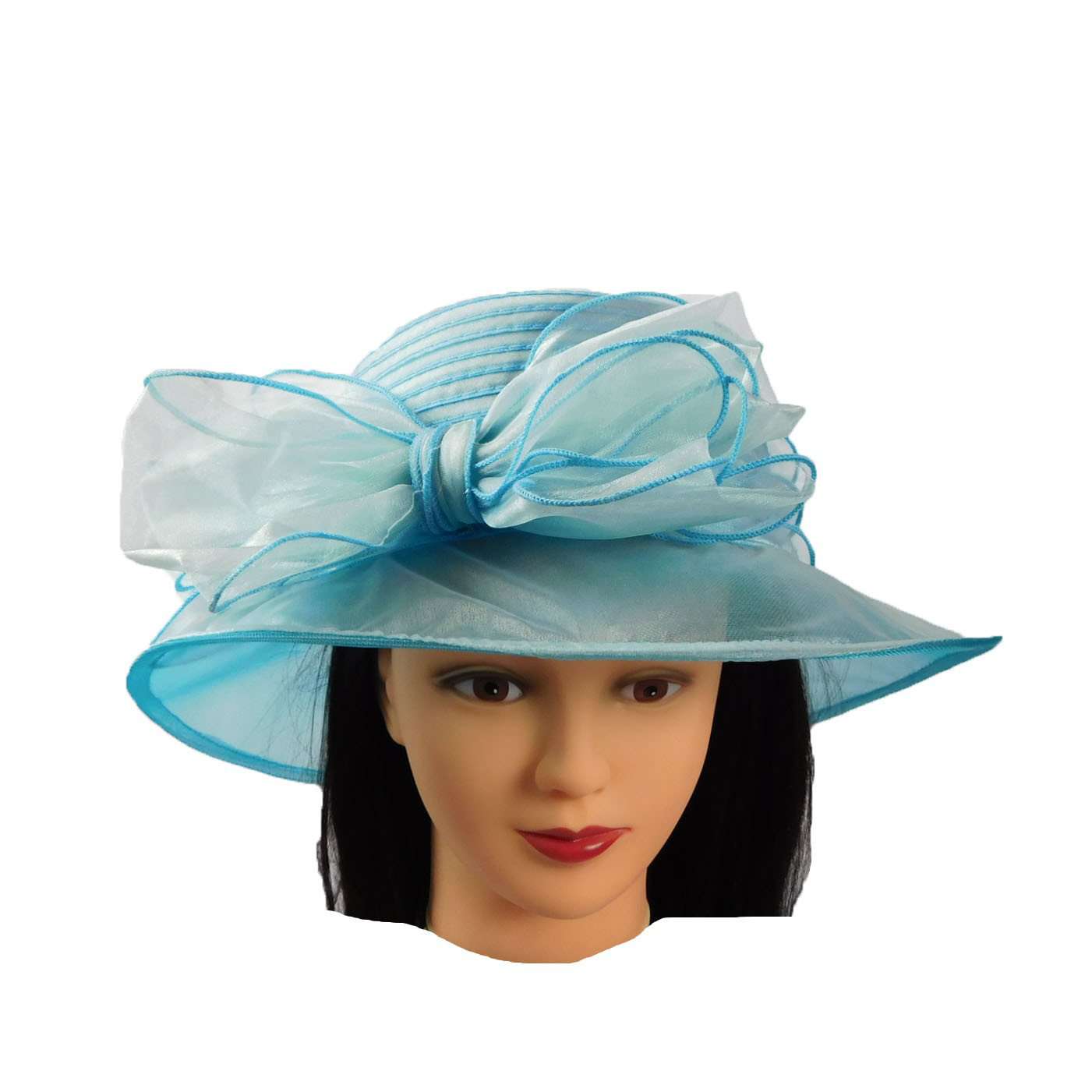 Organza Hat with Large Bow Dress Hat Something Special LA    