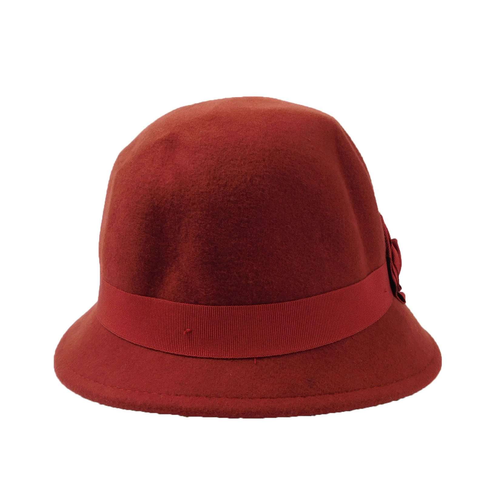 Unique Wrinkled Wool Felt Cloche, Cloche - SetarTrading Hats 