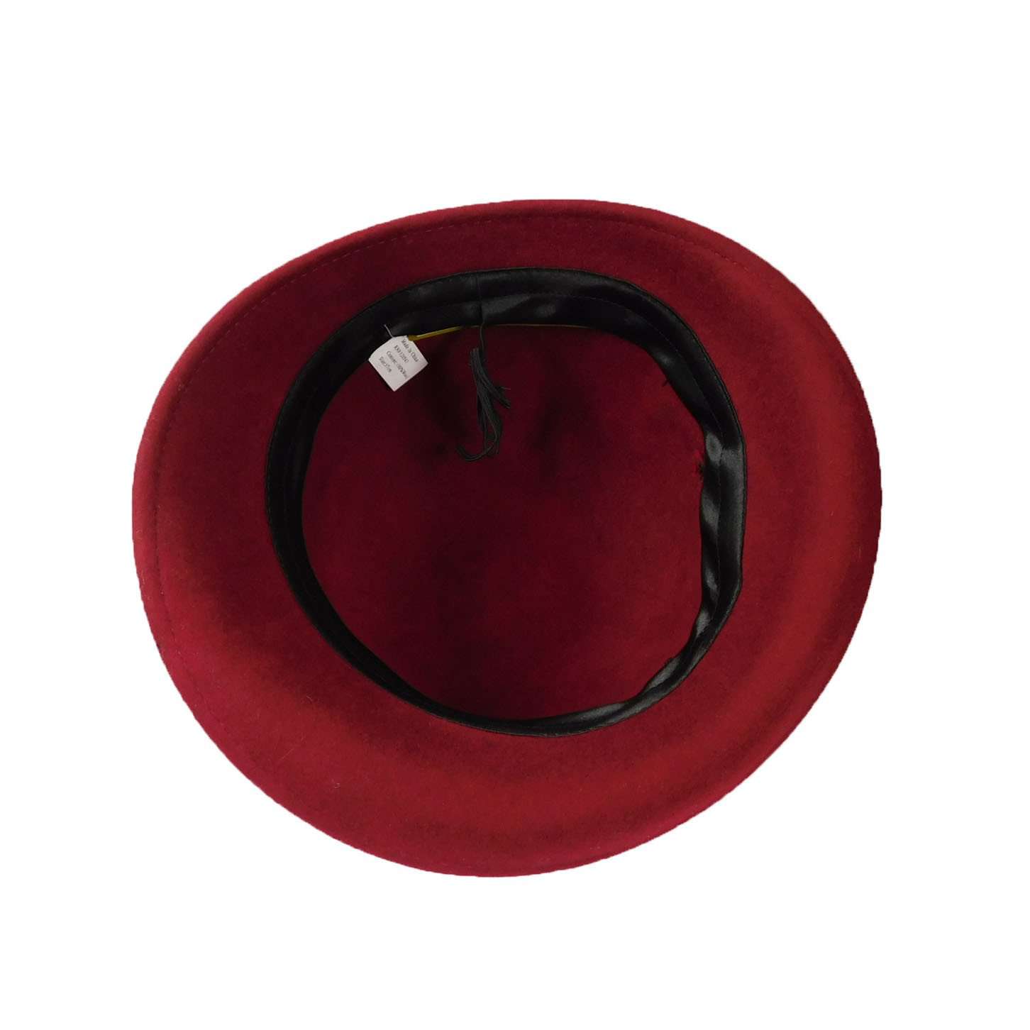 Curled Brim Cloche with Wide Band, Cloche - SetarTrading Hats 