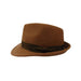 Wool Felt Fedora Hat, Pecan - Jeanne Simmons Hats Fedora Hat Jeanne Simmons    