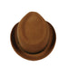 Wool Felt Fedora Hat, Pecan - Jeanne Simmons Hats, Fedora Hat - SetarTrading Hats 