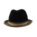 Stingy Brim Two Tone Trilby Hat - Scala Hats for Men, Fedora Hat - SetarTrading Hats 
