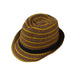 Multicolor Tribal Pattern Fedora Hat, Fedora Hat - SetarTrading Hats 