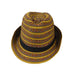 Multicolor Tribal Pattern Fedora Hat, Fedora Hat - SetarTrading Hats 