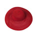 Ribbon and Mesh Elegant Floppy Hat Floppy Hat Mentone Beach WSRM500RD Red  