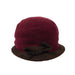 Two Tone Small Cloche Beanie Boardwalk Style Hats    