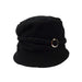 Fleece Hat with Belt Loop Beanie Boardwalk Style Hats WWFC232BK Black  
