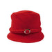 Fleece Hat with Belt Loop Beanie Boardwalk Style Hats WWFC232RD Red  