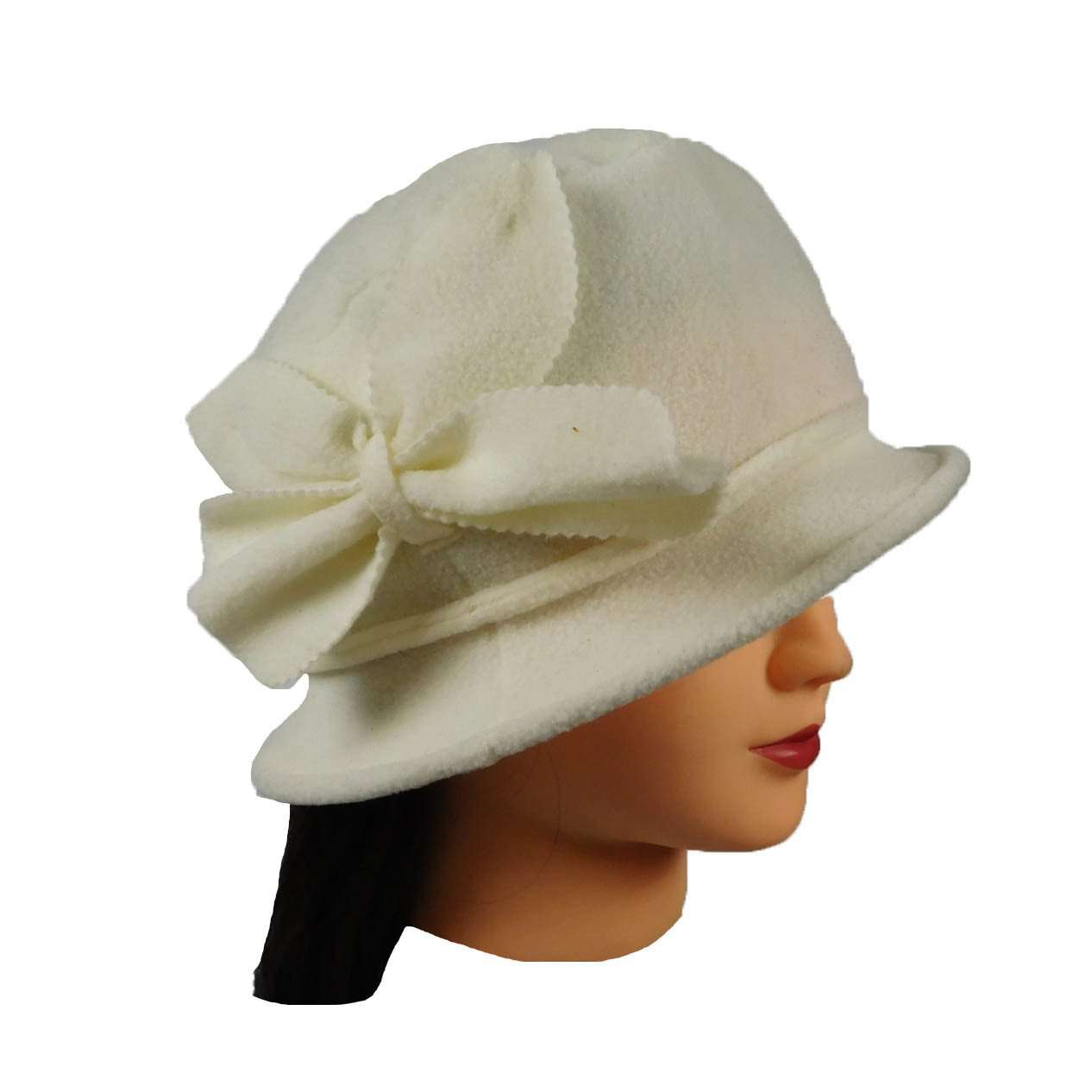 Fleece Hat with Bow, Beanie - SetarTrading Hats 