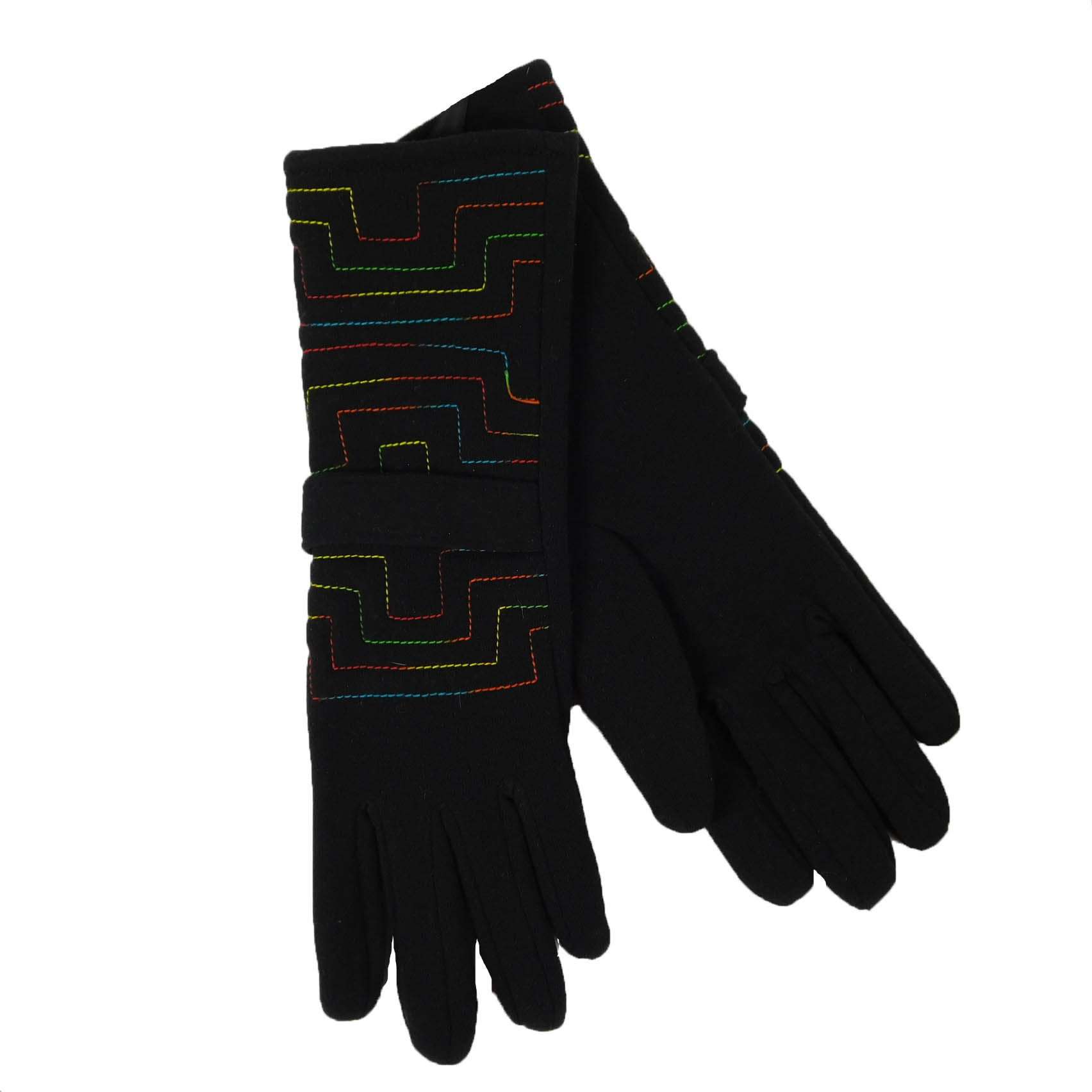 Geometric Pattern Gloves Gloves Jeanne Simmons    