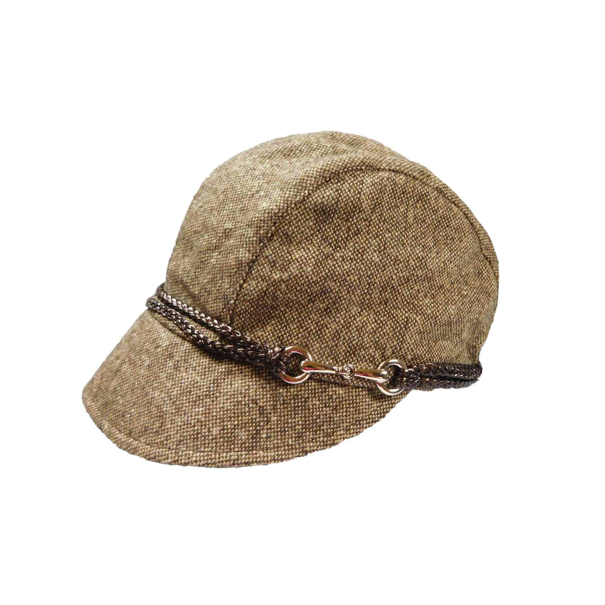 Cabbie with Latch Cap Jeanne Simmons WWPO21BN Brown  