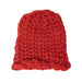 Chunky Rib-Knit Beanie - Red, Winter White, Grey, Beanie - SetarTrading Hats 