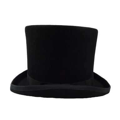 Tall Wool Felt Top Hat with Satin Lining Top Hat Epoch Hats    