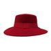 Red Wool Felt Bolero Hat - JSA for Women Bolero Hat Jeanne Simmons js7162RD Red Medium (22.25") 