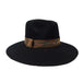 Large Floppy Brim Wool Felt Fedora Hat - Jeanne Simmons Hats Fedora Hat Jeanne Simmons    
