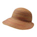 Polybraid Bonnet Cap with Button Accent - Jeanne Simmons Hats Facesaver Hat Jeanne Simmons    