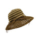 Ribbon and Toyo Bucket Hat, Wide Brim Hat - SetarTrading Hats 