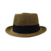 Summer Gambler Hat Gambler Hat Jeanne Simmons MSPS895BN Brown  