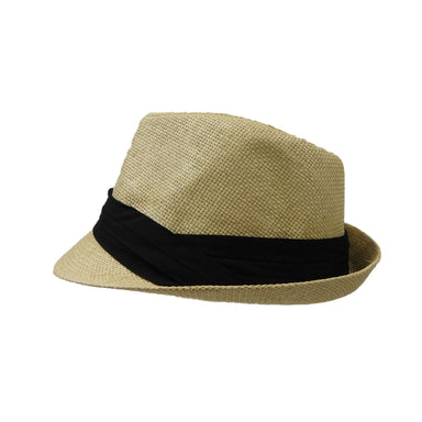 Traditional Summer Fedora Hat - Small to XLarge Hat Sizes Fedora Hat Jeanne Simmons Accessories