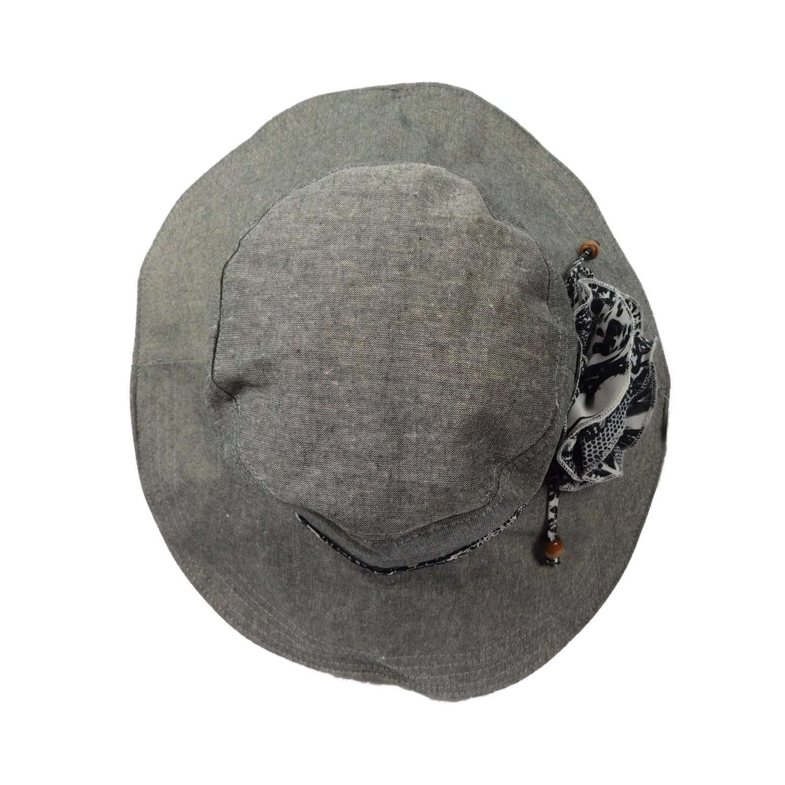 Linen Packable Summer Hat Facesaver Hat Jeanne Simmons    