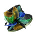 Black Organza Hat with Green Satin Trim - Jeanne Simmons Hats Dress Hat Jeanne Simmons    