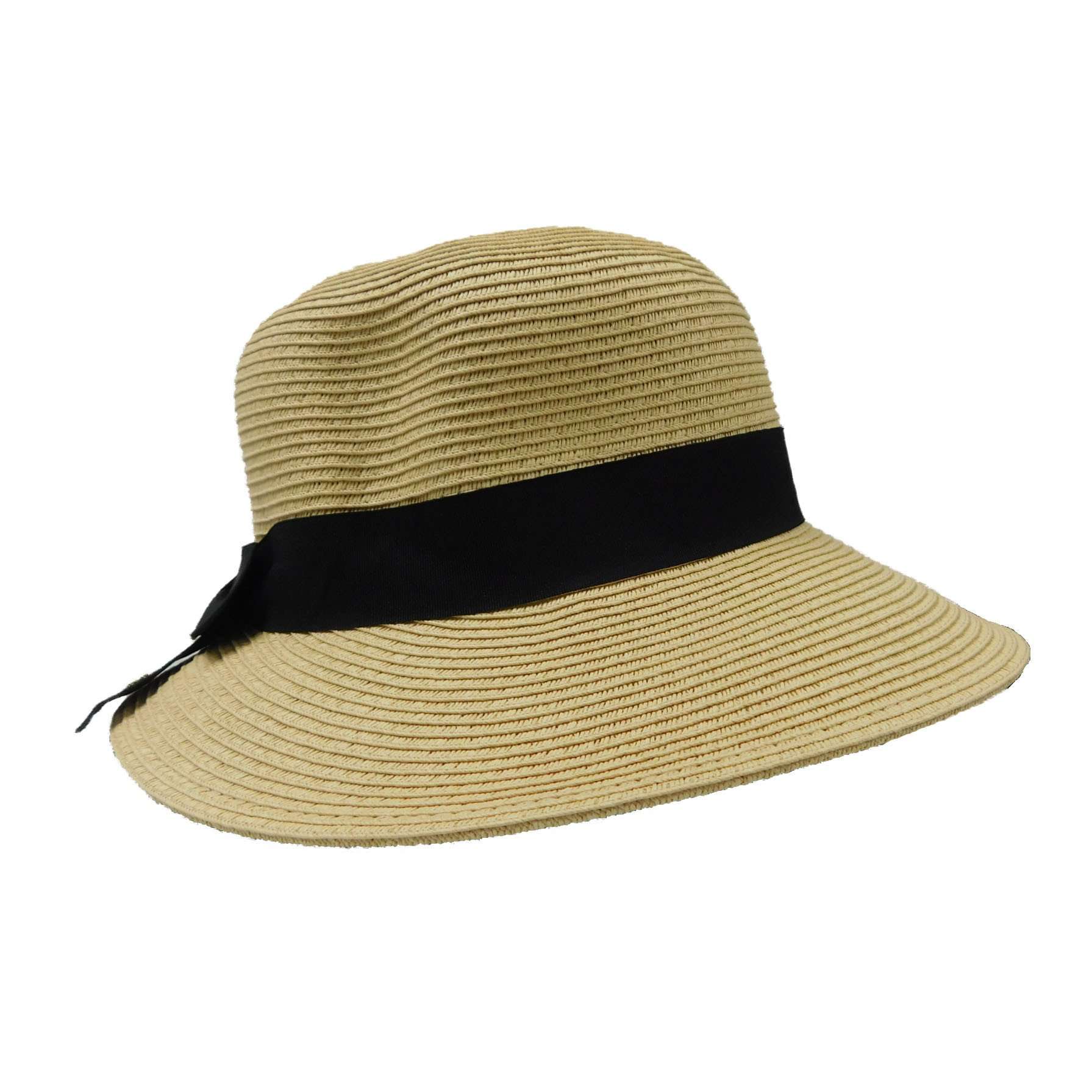 Asymmetrical Brim Summer Hat - Large and XL Size Women display picture 1