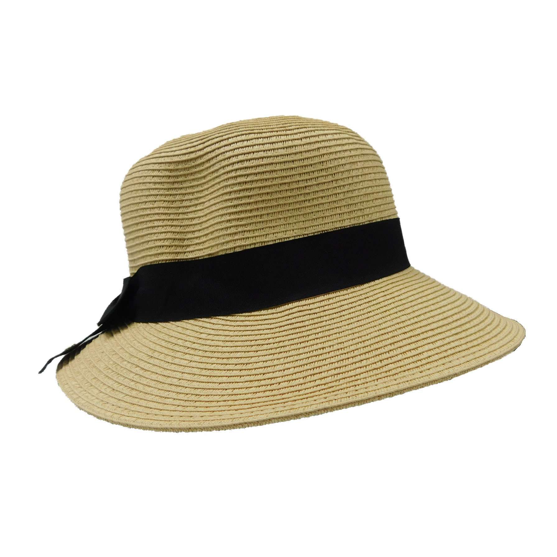 Asymmetrical Brim Summer Hat - Large and XL Size Women's Hats