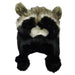 Knit Animal Trapper Hat - JSA Small Size Hats Trapper Hat Jeanne Simmons js1232 Raccoon Small (54-56 cm) 