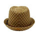Checkered Summer Fedora Hat Fedora Hat Mentone Beach    