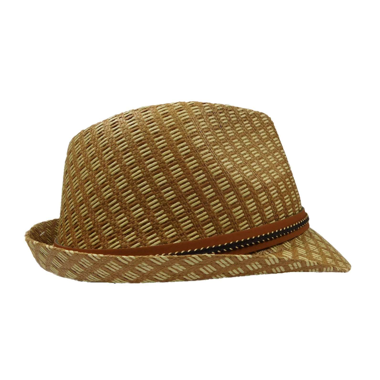 Checkered Summer Fedora Hat Fedora Hat Mentone Beach    