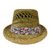 Rush Straw Fedora Hat Fedora Hat Mentone Beach    