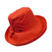 Kettle Brim Cotton Hat with Bow - Scala Hats Kettle Brim Hat Scala Hats malc712 Coral  