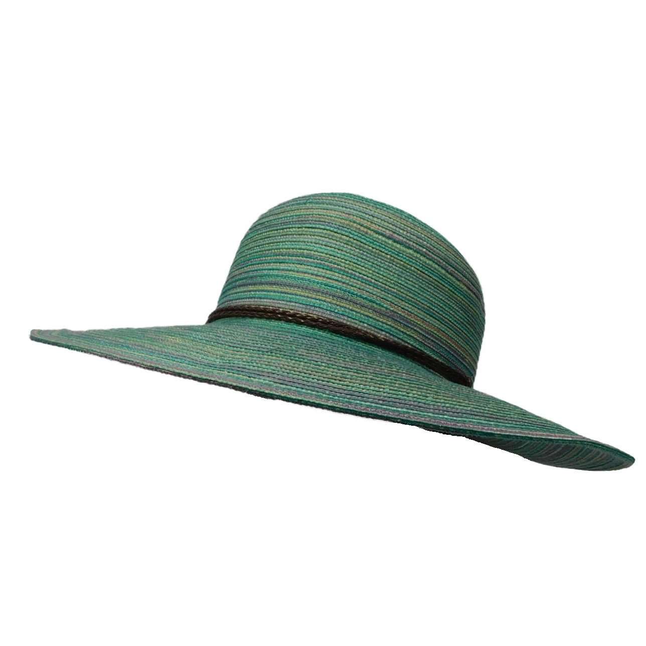 Saltwater Taffy Polybraid Wide Brim Beach Hat - DPC Sun Hats