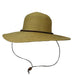 Saltwater Taffy Polybraid Wide Brim Beach Hat - DPC Sun Hats Wide Brim Sun Hat Dorfman Hat Co. LP313TT Toast Medium (57 cm) 