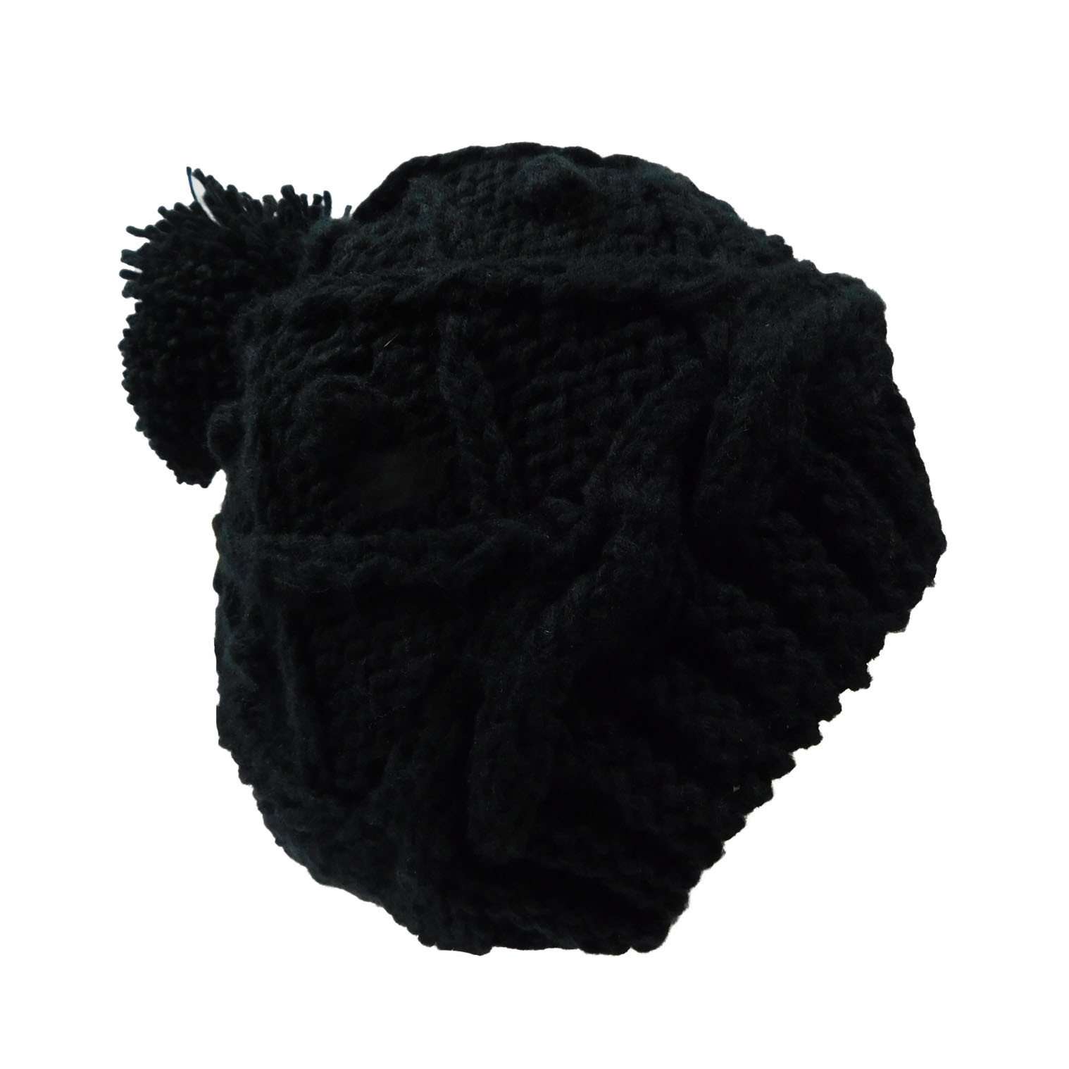 Pom Pom Beret Beanie Beanie Jeanne Simmons WWAC116BK Black  