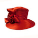 Satin Braid Dress Hat with Sequin Flower Dress Hat Something Special LA    