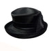 Satin Braid Bowler Style Church Hat with Bow and Rhinestone Loop Dress Hat Something Special LA    