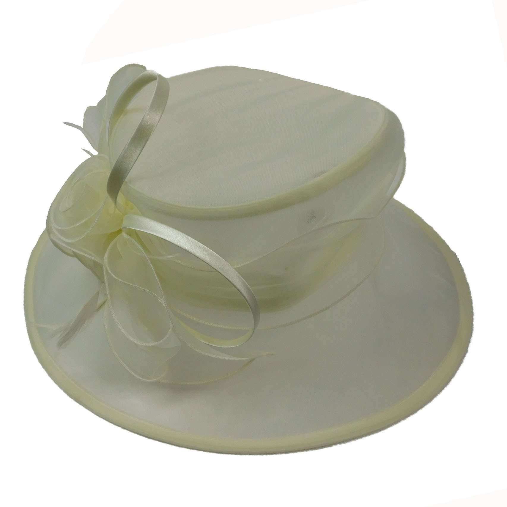 Organza Hat with Three Roses Dress Hat Something Special LA    
