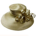 Large Brim Satin Braid Dress Hat Dress Hat Something Special LA    