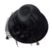 Satin Braid Dress Hat with Rose and Feathers Dress Hat Something Special LA WWSR807BK Black  